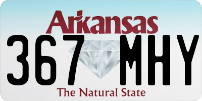 AR license plate 367MHY