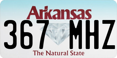 AR license plate 367MHZ
