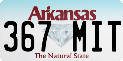 AR license plate 367MIT