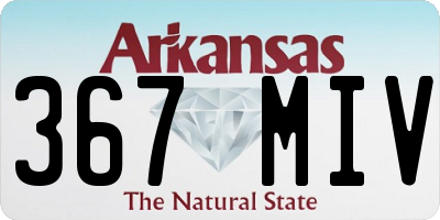 AR license plate 367MIV
