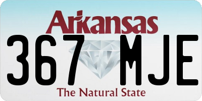 AR license plate 367MJE