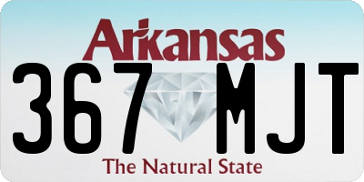 AR license plate 367MJT