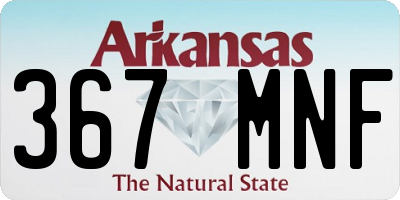 AR license plate 367MNF