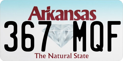 AR license plate 367MQF