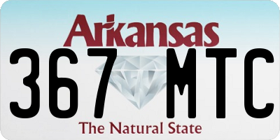AR license plate 367MTC