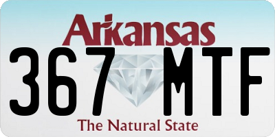 AR license plate 367MTF