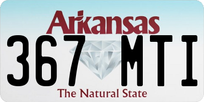 AR license plate 367MTI