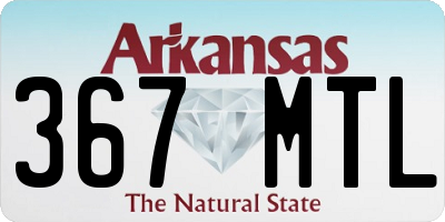 AR license plate 367MTL