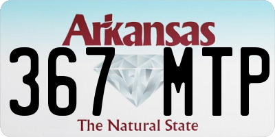 AR license plate 367MTP