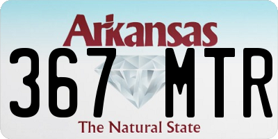 AR license plate 367MTR