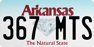 AR license plate 367MTS