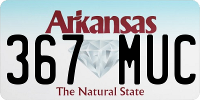 AR license plate 367MUC