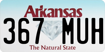 AR license plate 367MUH