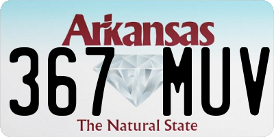 AR license plate 367MUV