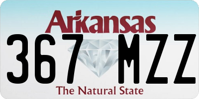 AR license plate 367MZZ