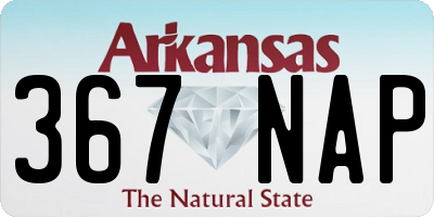 AR license plate 367NAP