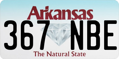 AR license plate 367NBE