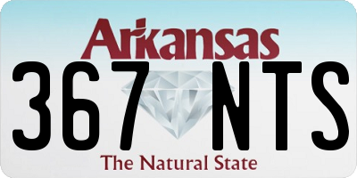 AR license plate 367NTS