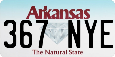 AR license plate 367NYE