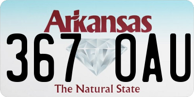 AR license plate 367OAU