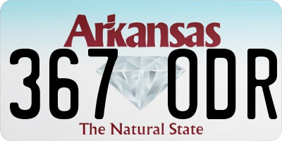 AR license plate 367ODR