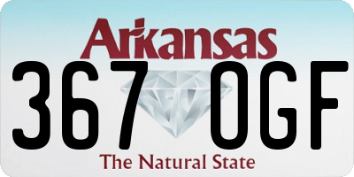 AR license plate 367OGF