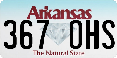 AR license plate 367OHS