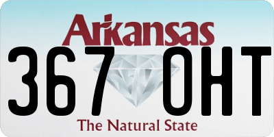 AR license plate 367OHT