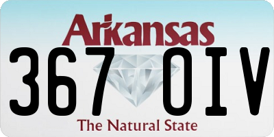 AR license plate 367OIV