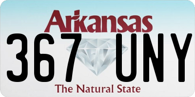 AR license plate 367UNY