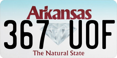 AR license plate 367UOF