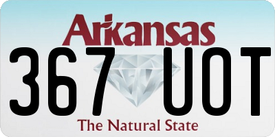 AR license plate 367UOT
