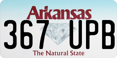 AR license plate 367UPB