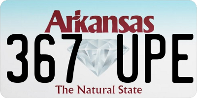 AR license plate 367UPE