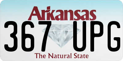 AR license plate 367UPG