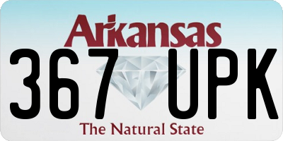 AR license plate 367UPK