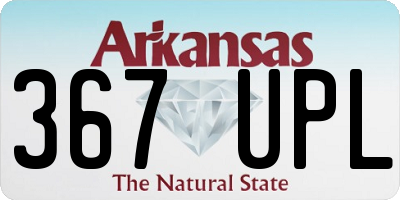 AR license plate 367UPL