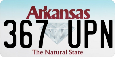AR license plate 367UPN
