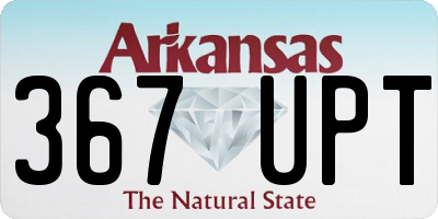 AR license plate 367UPT
