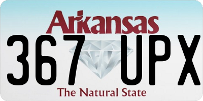 AR license plate 367UPX