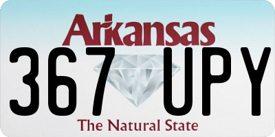 AR license plate 367UPY