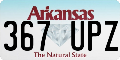 AR license plate 367UPZ
