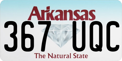 AR license plate 367UQC