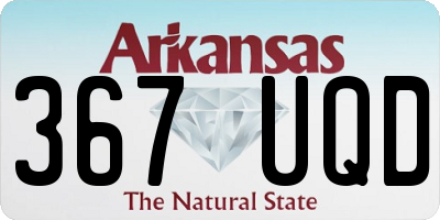 AR license plate 367UQD