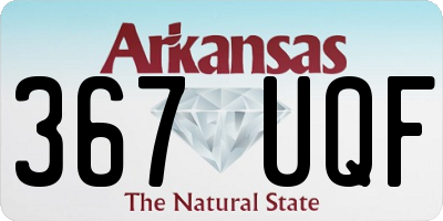 AR license plate 367UQF