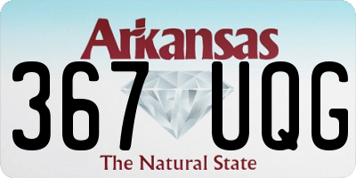 AR license plate 367UQG