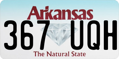 AR license plate 367UQH