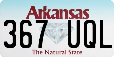 AR license plate 367UQL