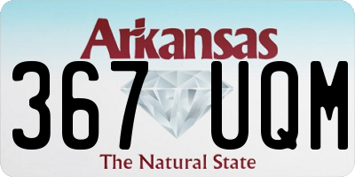 AR license plate 367UQM