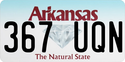 AR license plate 367UQN